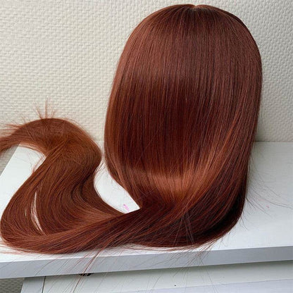 Chestnut Brown Lace Wig with Baby Hair - Heat Friendly & Natural Look - Buy Center
