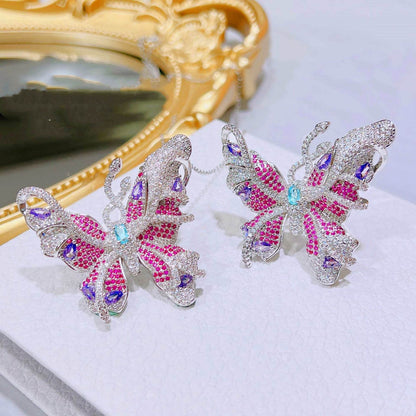 High-End Lavender Butterfly Ring - Versatile Brooch, Pendant & More - Buy Center