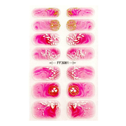Amazon Fashion 3D Embossed Nail Stickers - Elegant Crystal Design 2025 - Buy Center
