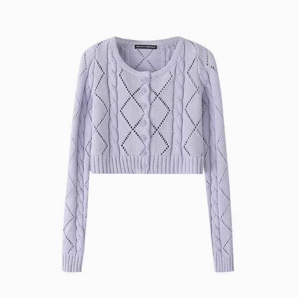 Retro High Waisted Sweater for Women - Slimming Long Sleeve Style - Buy Center