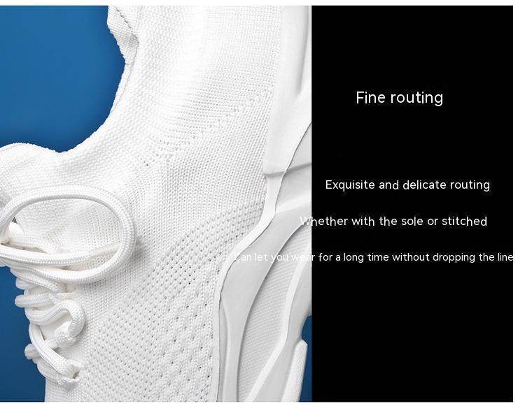 Buycenter Summer Flyknit Shoes - Lightweight Breathable Soft Sole for Sports - Buy Center