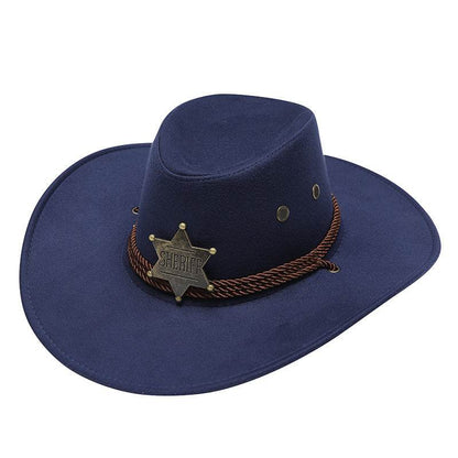 American Trend Cowboy Hat - Three Ropes, Sun Protection & Breathable Design - Buy Center