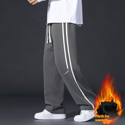 Youth Sports Pants - Fleece-Lined Casual Trousers for Winter Comfort - Buy Center
