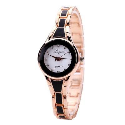 Elegant Round Dial Watch Bracelet - Luxury Timepiece for Fashion-Forward Ladies - Buy Center