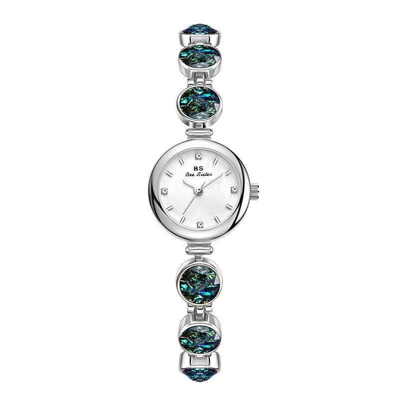 Buycenter Glow Rough Stone Women's Watch - Colorful Design, 38mm Dial - Buy Center