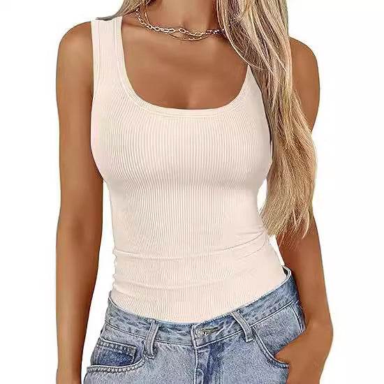 Buycenter Women's Slim-Fit Vest - Stylish Pullover Top in Various Colors - Buy Center