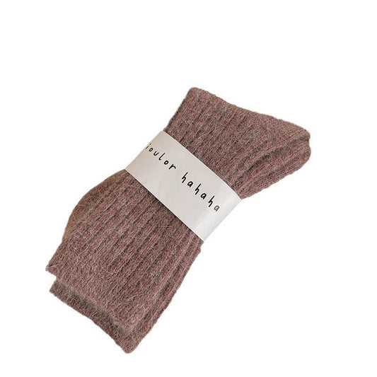 Women's Mid-Calf Fleece-Lined Thermal Socks - Extra Thick Winter Comfort - Buy Center