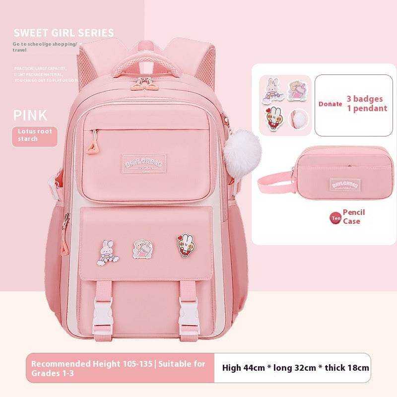 Large Capacity Student Backpack - Comfortable Design for Grades 1-12 - Buy Center