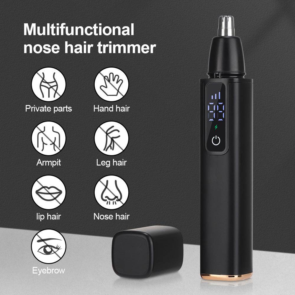 Men's Electric Nose Hair Trimmer - Rechargeable with Digital Display - Buy Center