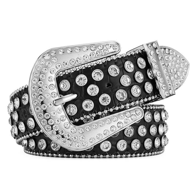 Men Women Alloy Punk Rock Rivet Belt - Stylish & Durable Fashion Accessory - Buy Center