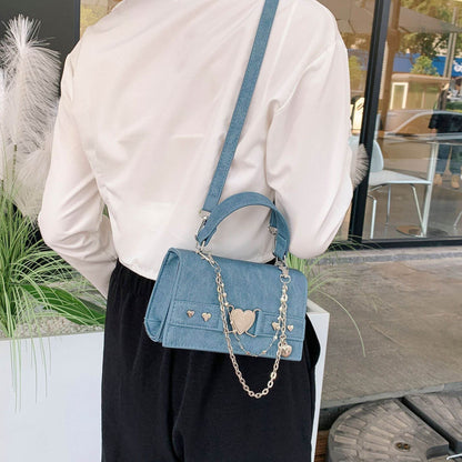 Buycenter Women's Urban Shoulder Bag - Love Chain Design, Fashionable - Buy Center