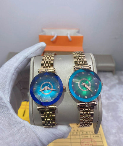 Buy Center Women's Quartz Watch - Elegant Rose Gold Stainless Steel Strap - Buy Center