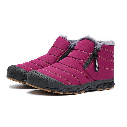 Men's Waterproof Winter Boots - Short Leather & Fur Casual Style - Buy Center