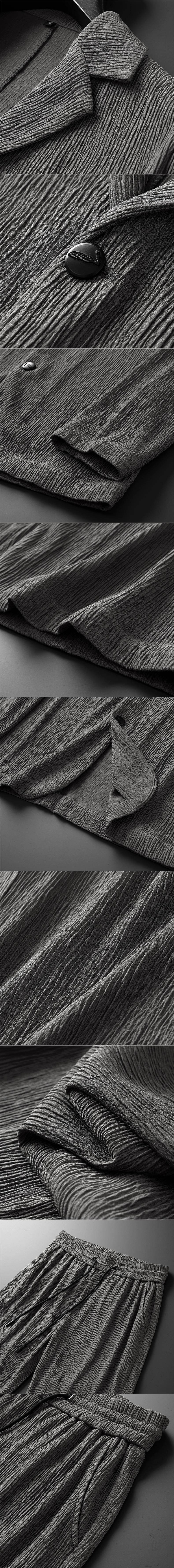 Buycenter Casual Suit - High Elastic Loose Fit for Summer Comfort - Buy Center