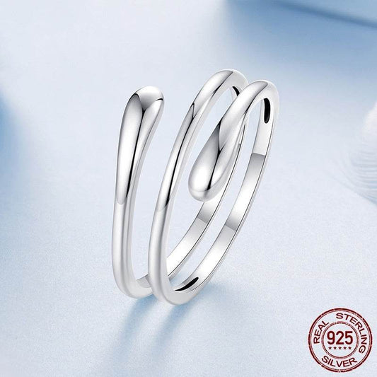 Buycenter S925 Silver Multilayer Simplicity Ring - Stylish Women's Accessory - Buy Center