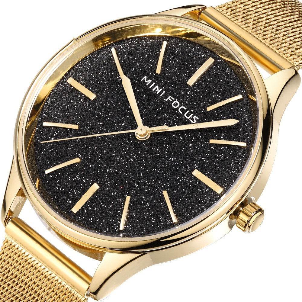 Buycenter Women's Quartz Dress Watch - Fashionable Gold & Black Styles - Buy Center