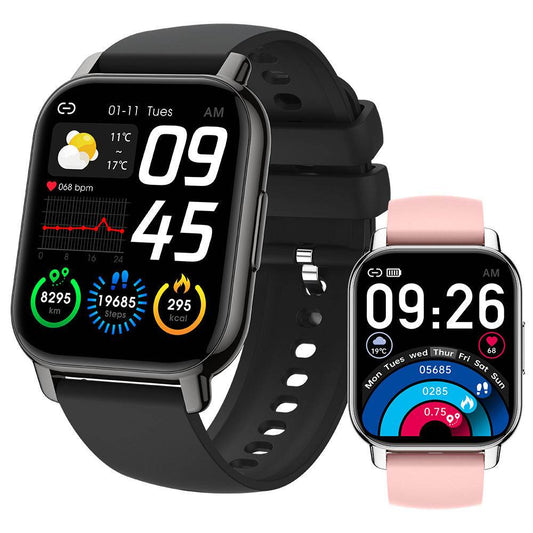 P66 Smart Watch - Bluetooth Call, Heart Rate & Blood Pressure Monitor - Buy Center