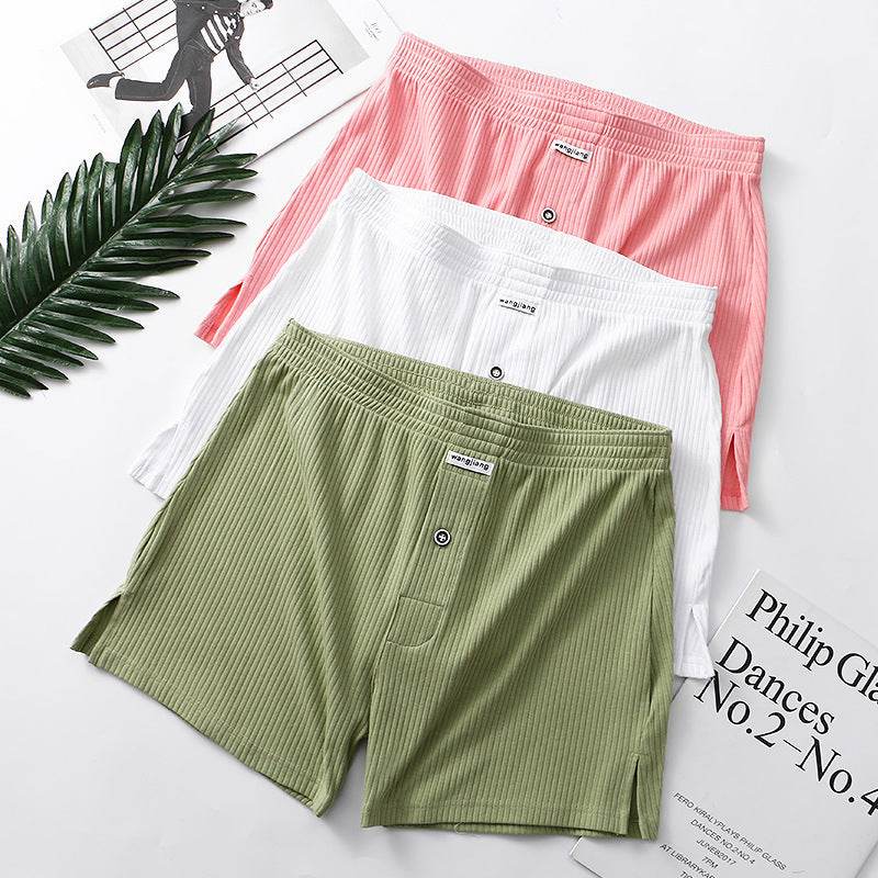 Men's Cotton Sports Shorts - Breathable Comfort in Solid Colors - Buy Center