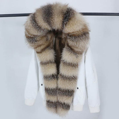 Buycenter Women's Detachable Fur Collar Coat - Stylish and Casual Design - Buy Center