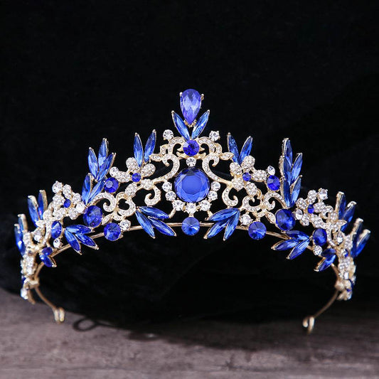 Bridal Headdress Rhinestone Crown - Elegant Hair Jewelry for Mitzvahs - Buy Center