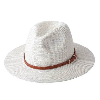 Buycenter Outdoor Sun-Proof Straw Hat - Large Brim, Fashionable & Breathable - Buy Center
