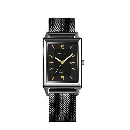 Buycenter Business Men's Casual Quartz Watch - Stylish Square Design - Buy Center