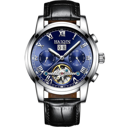 Men's Waterproof Luminous Tourbillon Watch - Stylish Mechanical Timepiece - Buy Center