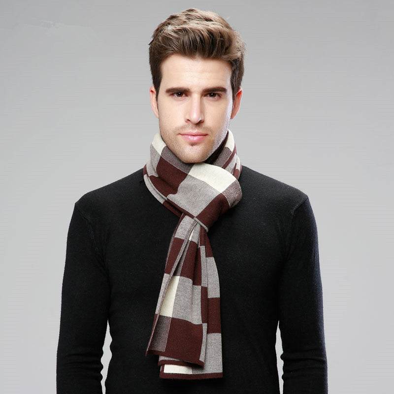 Classic British Checked Cashmere Scarf - Stylish Warmth for Men 2025 - Buy Center