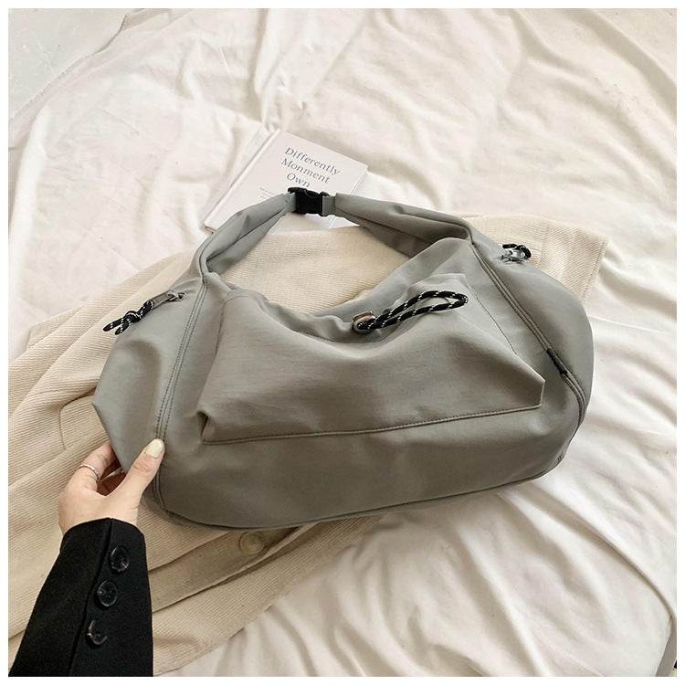 Versatile Solid Color Shoulder Crossbody Bag - Large Capacity & Trendy Colors - Buy Center