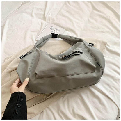 Versatile Solid Color Shoulder Crossbody Bag - Large Capacity & Trendy Colors - Buy Center