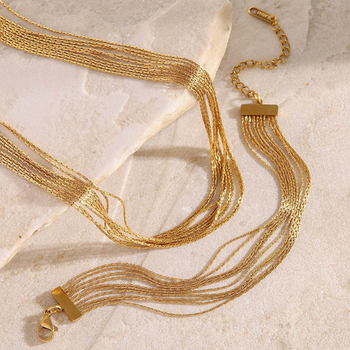 Buycenter Stainless Steel Multi-Layer Twin Bracelet - Stylish European Design - Buy Center