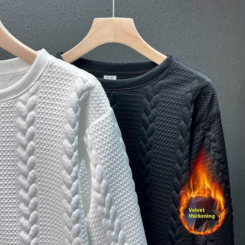 High Sense Men's Slim Fit Brushed Hoody - Trendy Casual Style 2025 - Buy Center