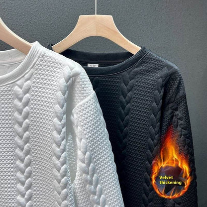 High Sense Men's Slim Fit Brushed Hoody - Trendy Casual Style 2025 - Buy Center