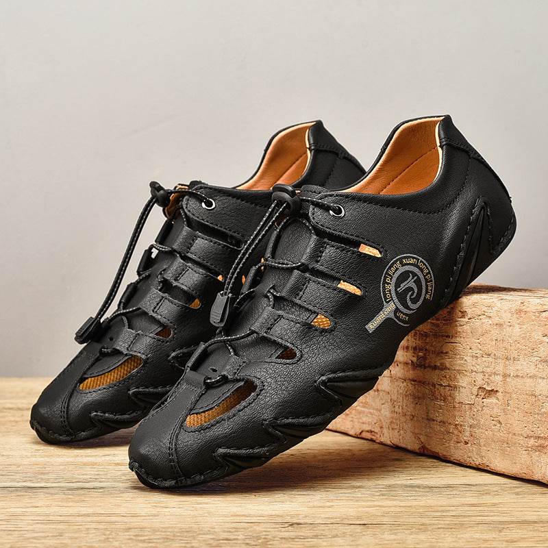 Plus Size Men's Casual Beach Sandals - Comfortable Slip-On & Stylish - Buy Center