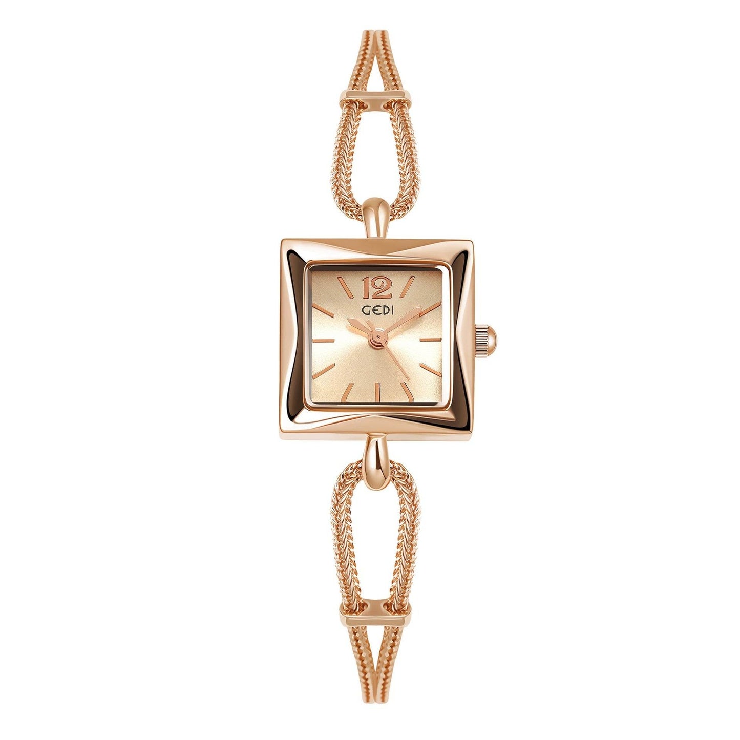 Buy Center Antique Style Square Plate Bracelet Watch - Fashion & Waterproof - Buy Center