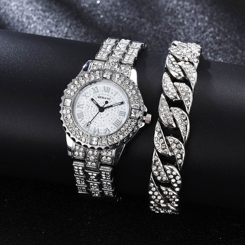Exquisite Women's Diamond Watch - Elegant Waterproof Bracelet Fashion Accessory - Buy Center