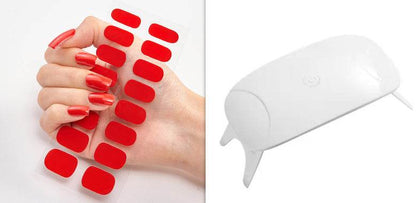 Waterproof Letter Color Nail Stickers - Long Lasting Stylish Designs - Buy Center