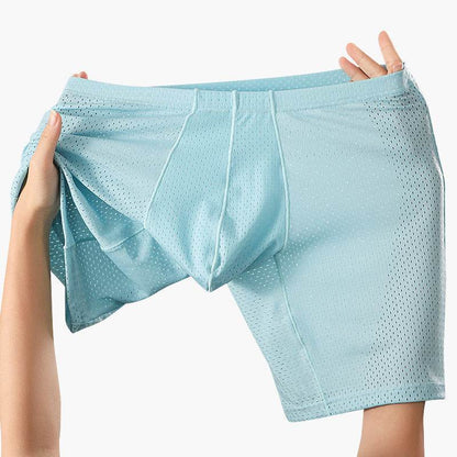 Men's Transparent Mesh Sport Boxer - Breathable & Stylish Athletic Shorts - Buy Center