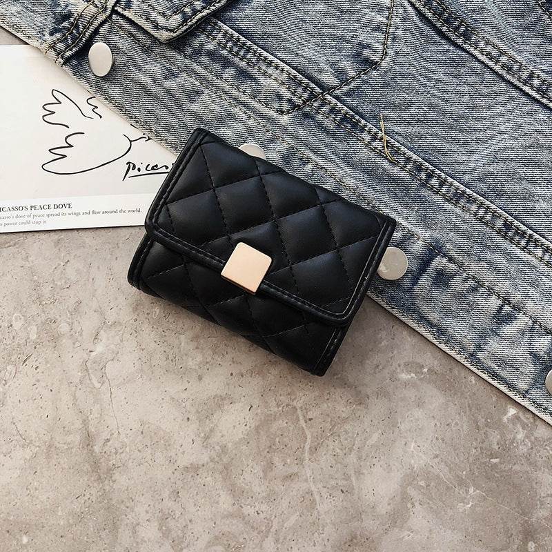 Trendy PU Leather Coin Purse - Stylish Short Wallet for Women 2025 - Buy Center