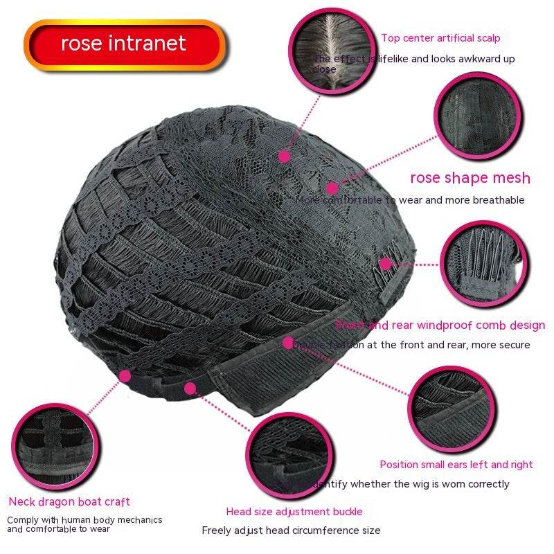 Women's Short Curly African Hair Wig - Stylish Versatile High-Temperature Fiber - Buy Center