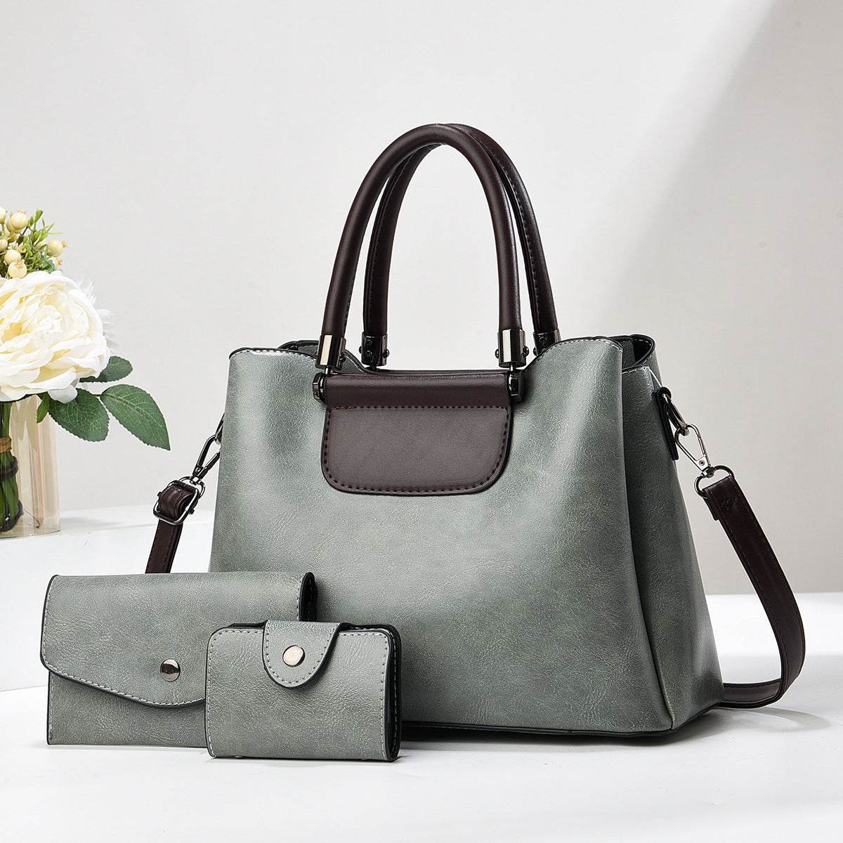 Elegant Women's Autumn Handbag Set - Stylish Large & Medium Bags - Buy Center