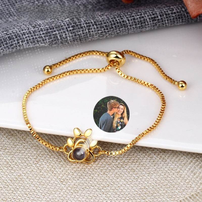 Customized Animal Bracelet - Micro Carved Dog Claws for Couples in Copper - Buy Center