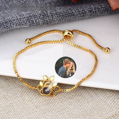 Customized Animal Bracelet - Micro Carved Dog Claws for Couples in Copper - Buy Center