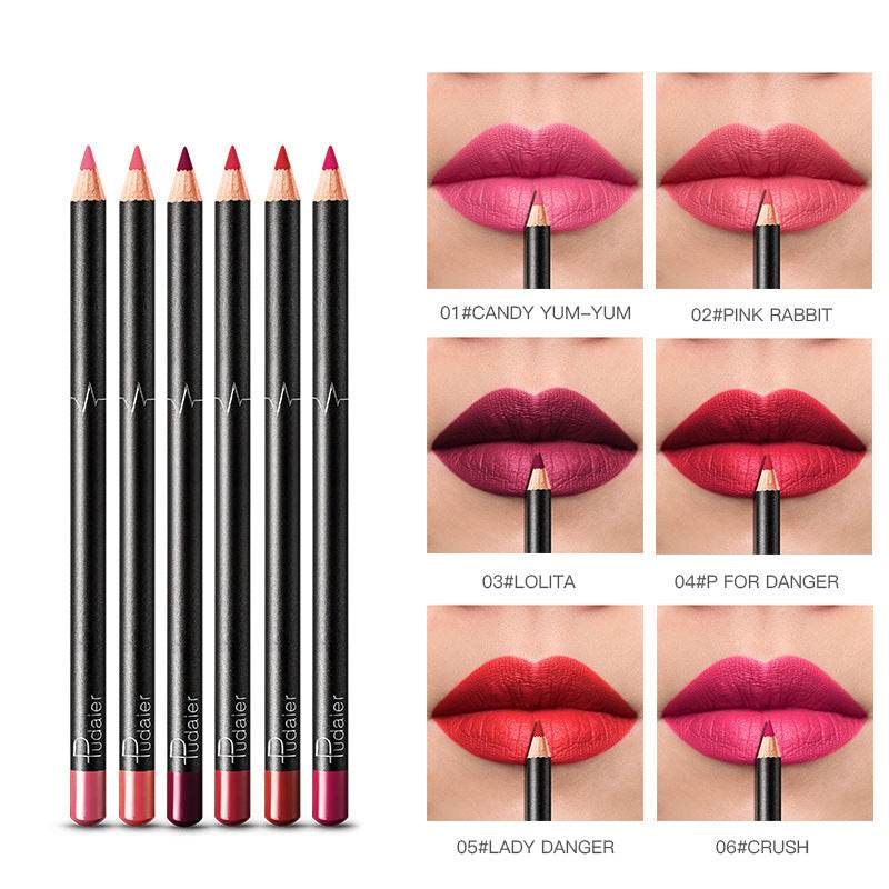 36 Color Waterproof Lip Liner - Non-Smudge & Long Lasting Shades - Buy Center