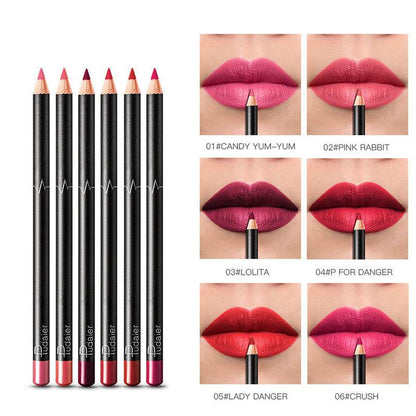 36 Color Waterproof Lip Liner - Non-Smudge & Long Lasting Shades - Buy Center