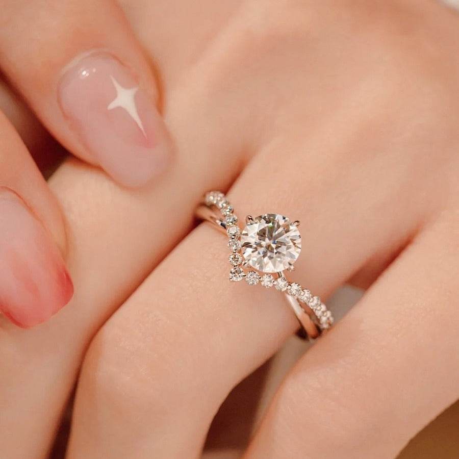 S925 Sterling Silver Heart Shape Adjustable Ring - Elegant Women's Jewelry - Buy Center