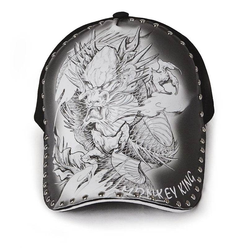 Buycenter Personalized Dragon Print Cap - Stylish Sun Protection - Buy Center