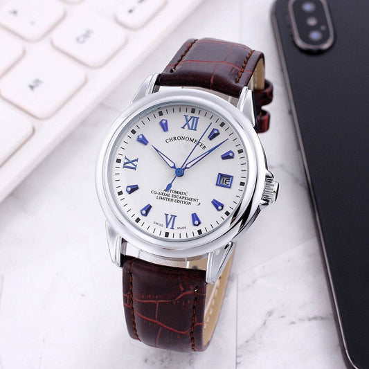 Buycenter Men's Transparent Skeleton Watch - Waterproof Mechanical Style - Buy Center