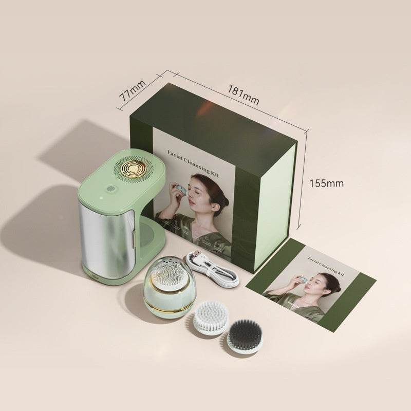 Electric Silicone Facial Cleaner - Ultrasonic Vibration Beauty Tool - Buy Center