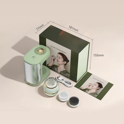 Electric Silicone Facial Cleaner - Ultrasonic Vibration Beauty Tool - Buy Center